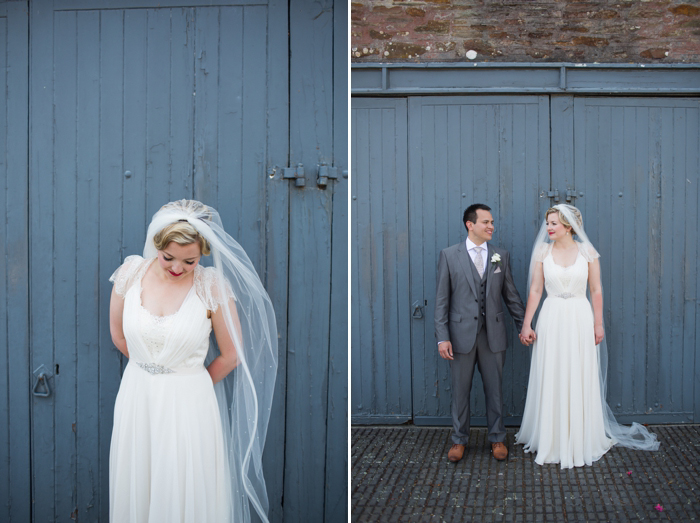 Cornwall wedding photographer at Boconnoc estate with bride in Jenny Packham dress