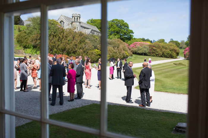 looking through the window