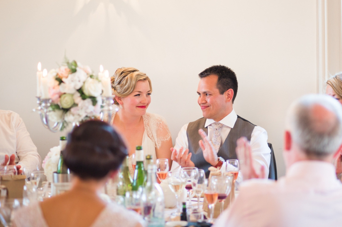 bride and groom after dinner speeches