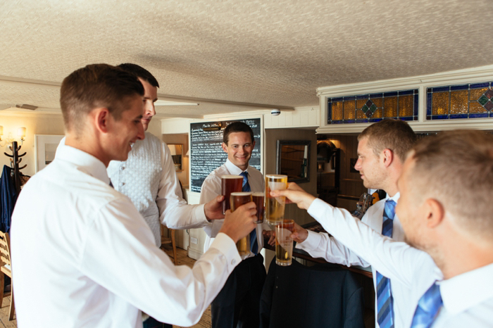 pints before the wedding