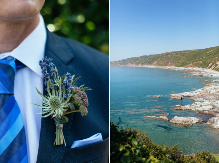 Polhawn Fort wedding with Cornwall wedding photographer Green Photographic