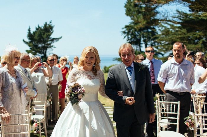 Polhawn Fort wedding with Cornwall wedding photographer Green Photographic