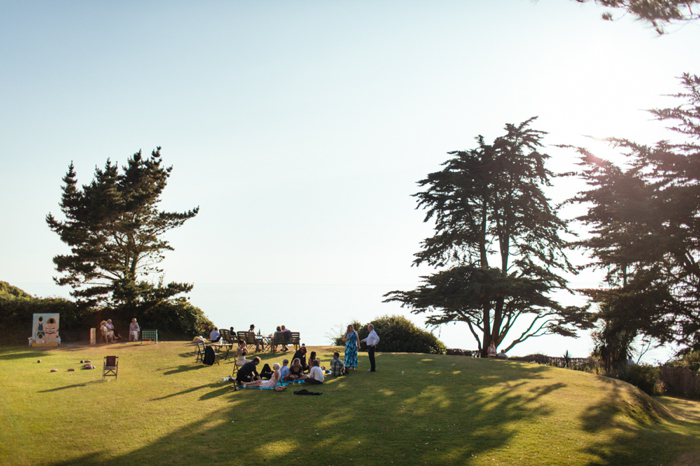 wedding reception and party at Polhawn Fort