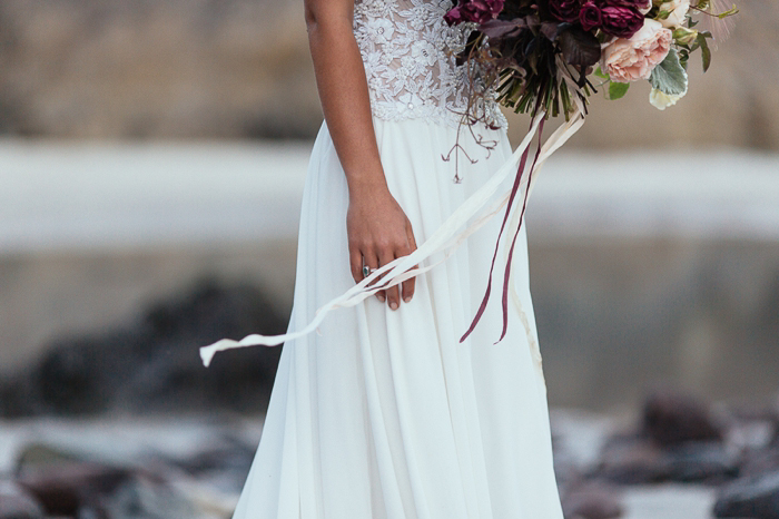 Cornwall wedding photography shoot on Kynance Cove