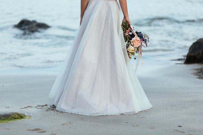 Wedding photography in Cornwall with flowers from Blue Carrot