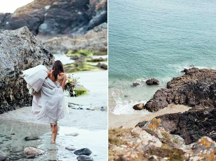 Kynance Cove Wedding Shoot with Cornwall Wedding Photographer Green Photographic
