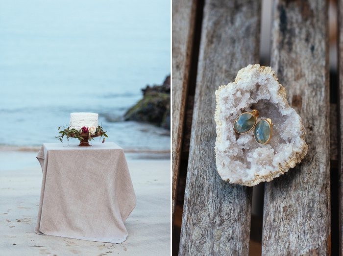 wedding details from Cornwall wedding photography shoot