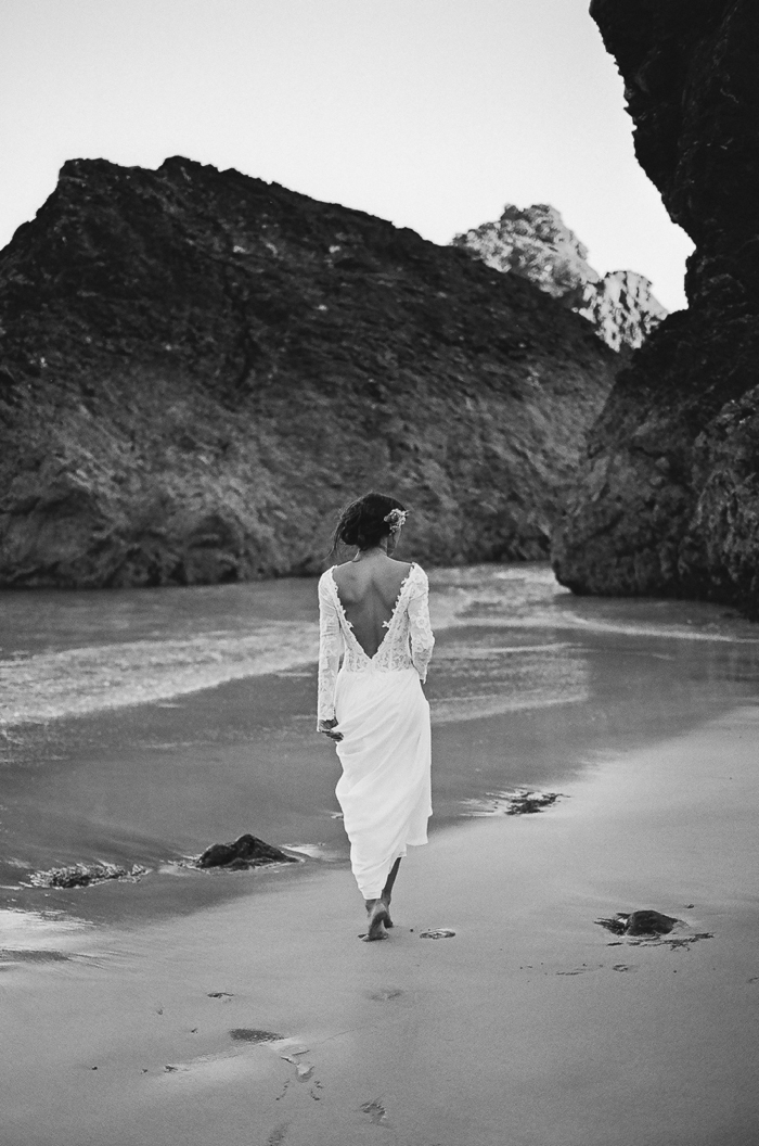Kynance Cove wedding photography shoot