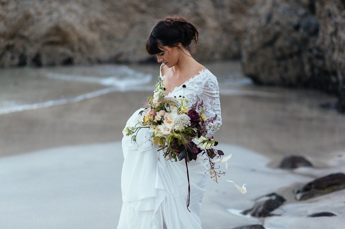 Kynance Cove wedding photography shoot