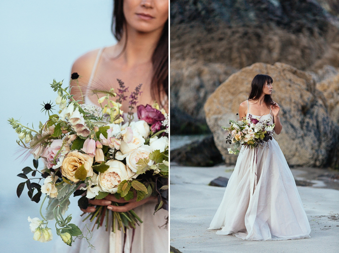 wedding flowers from The Blue Carrot and dress from Alison-Jayne Couture