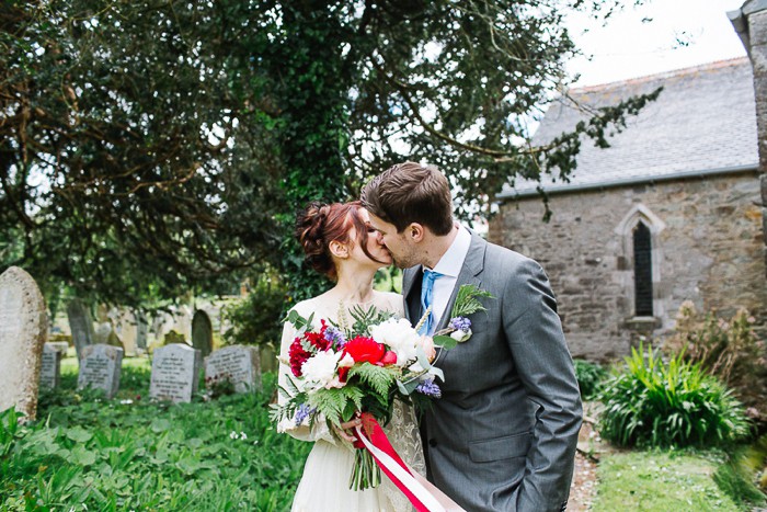 scorrier house wedding in cornwall